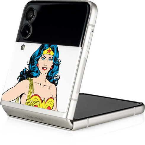DC Comics Wonder Woman Classic Art Pose Galaxy Z Flip4 5G Skin